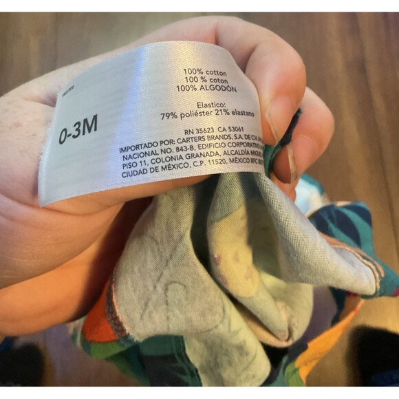 child of mine 0-3 months 2 piece shirt dress set teal green nwt - Picture 2 of 4